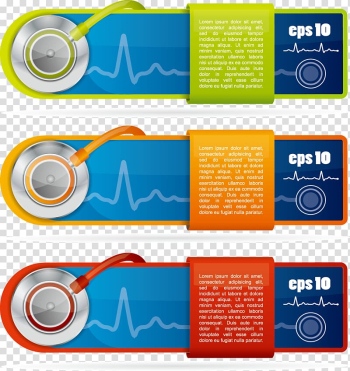 Stethoscope illustrations, Brand Logo Electronics, Medical banners transparent background PNG clipart