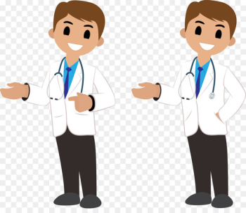 Stethoscope Physician - Vector doctor with stethoscope 
