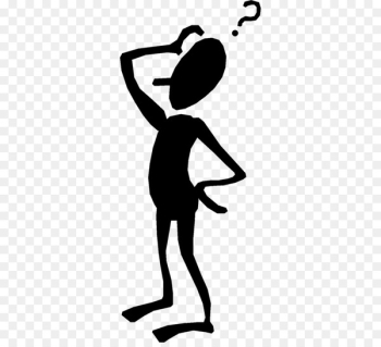 Stick figure Clip art - Confused man Stick figure Clip art - Confused man