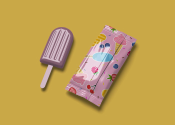 Stick Ice-Cream Mockup - Freebies Mockup