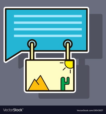 Sticker email attachment icon paper document clip vector image Sticker email attachment icon paper document clip vector image