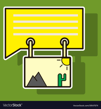 Sticker email attachment icon paper document clip vector image Sticker email attachment icon paper document clip vector image