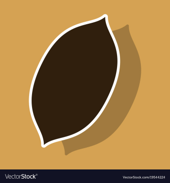 Sticker lemon fresh lemon fruits vector image Sticker lemon fresh lemon fruits vector image