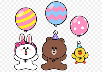Sticker LINE Birthday Party Clip art - line Sticker LINE Birthday Party Clip art - line