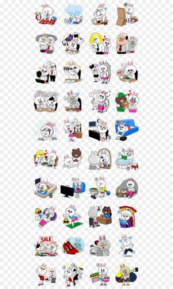 Sticker LINE Emoticon KakaoTalk Clip art - line sticker Sticker LINE Emoticon KakaoTalk Clip art - line sticker