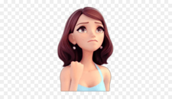 Sticker LINE Naver Brown hair Fansite - line Sticker LINE Naver Brown hair Fansite - line