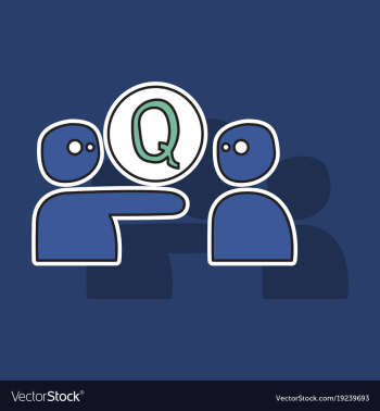 Sticker logo quora website icon social media vector image Sticker logo quora website icon social media vector image