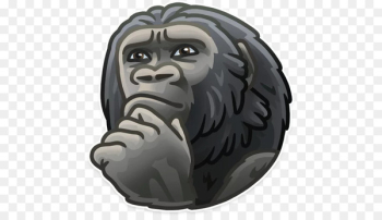 Sticker Telegram Social media Gorilla pxls.space - social media 