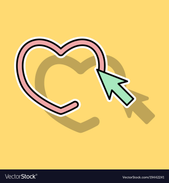 Sticker thumbs up like social network facebook vector image Sticker thumbs up like social network facebook vector image