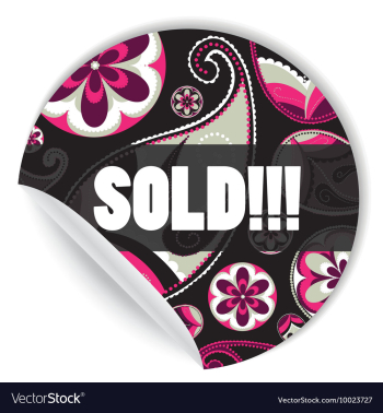 Sticker vector image Sticker vector image