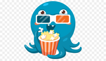 Sticker VKontakte Telegram Octopus Facebook - Sticker VKontakte Telegram Octopus Facebook -