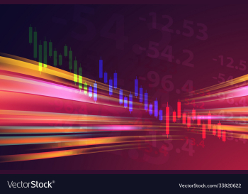 stock and graph design background business graph