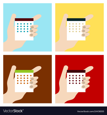 Stock calendar in the hands of man one hand man vector image Stock calendar in the hands of man one hand man vector image