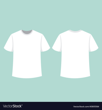 stock front back t-shirt templates stock front back t-shirt templates