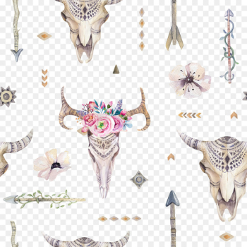 Stock photography Cattle Stock illustration Image Skull - sheep head 