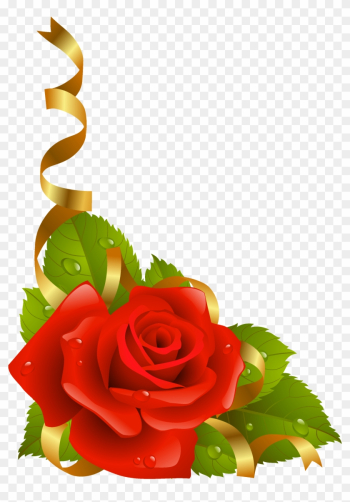 Stock Photography Flower - Rose Flower Design Border Stock Photography Flower - Rose Flower Design Border