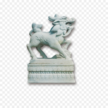 Stone carving Sculpture - Stone unicorn Stone carving Sculpture - Stone unicorn