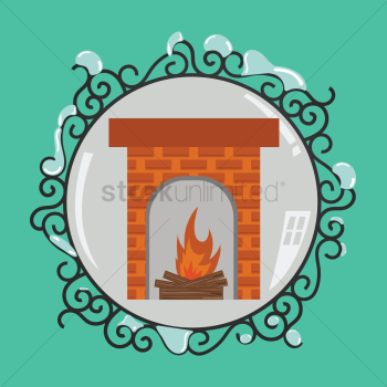 Stone fireplace Stone fireplace