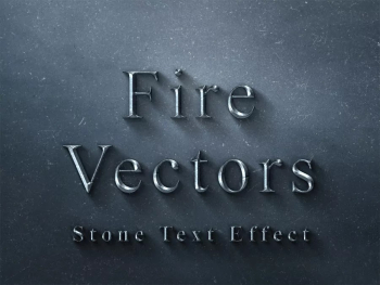 Stone PSD Text Effect Free Download
