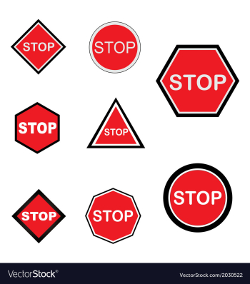 Stop Sign vector image Stop Sign vector image