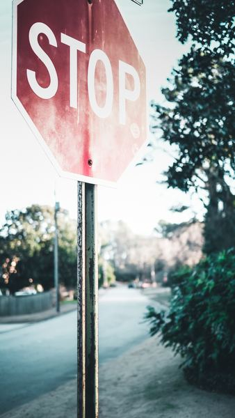 Stop signage Stop signage