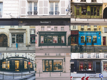 Store Front Logo Mockup