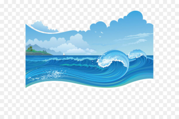 Storm Sea - blue sea, blue sky Storm Sea - blue sea, blue sky