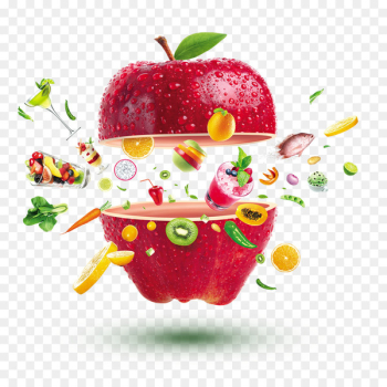 Strawberry Apple Auglis - Cut apple Strawberry Apple Auglis - Cut apple
