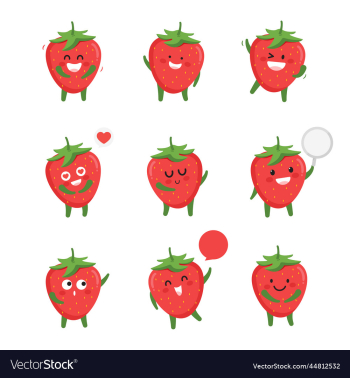strawberry cartoon character strawberry cartoon character