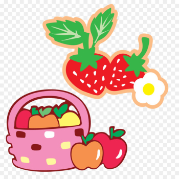Strawberry Clip art Illustration Cartoon Fruit - animated fruit 