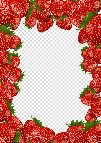 Strawberry Frame, strawberry illustration transparent background PNG clipart Strawberry Frame, strawberry illustration transparent background PNG clipart