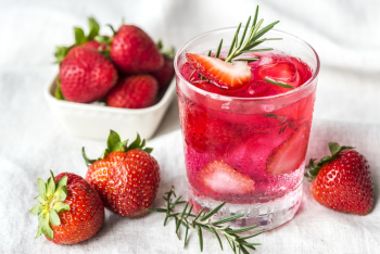 Strawberry Infused Drink Strawberry Infused Drink