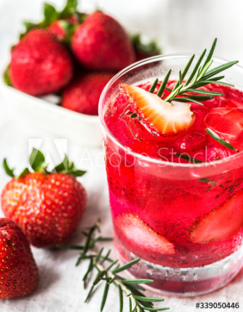 Strawberry rosemary infused water recipe Strawberry rosemary infused water recipe
