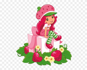 Strawberry Shortcake On A Box By Necroangl - Strawberry Shortcake Clipart