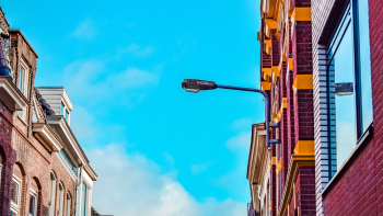 Street Lamp On Building Wall Street Lamp On Building Wall