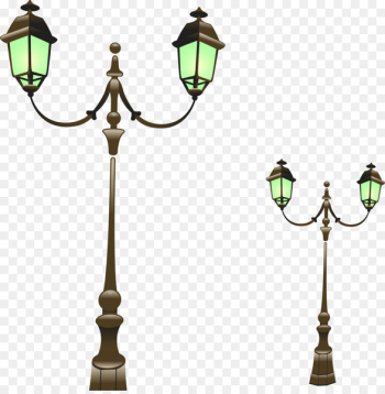 Street light Lighting - Vector hand-painted street light Street light Lighting - Vector hand-painted street light