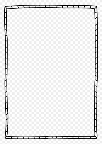 Striped Border - White Simple Frame Png