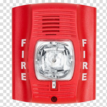 Strobe light System Sensor Fire alarm system Voltage Building, smoke alarm transparent background PNG clipart