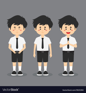student character with expression student character with expression