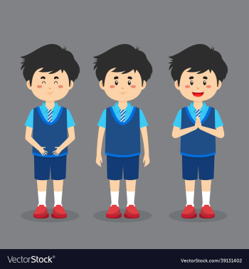 student character with expression student character with expression
