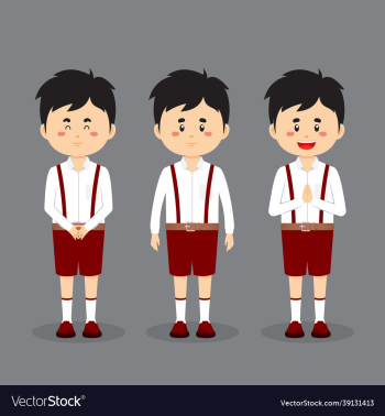 student character with expression student character with expression