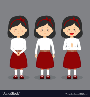 student character with expression student character with expression