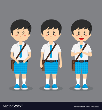 student character with expression student character with expression