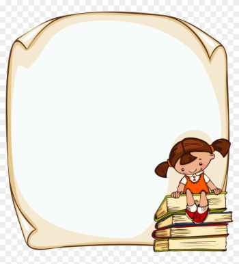 Student Child Picture Frame Clip Art - Frame Clipart Student