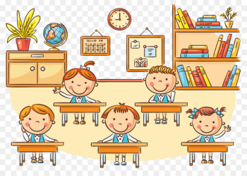 Student Classroom Cartoon Clip art - School children Student Classroom Cartoon Clip art - School children