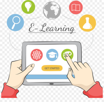 Student e-learning Distance education Virtual school - Tablet PC learning network course 