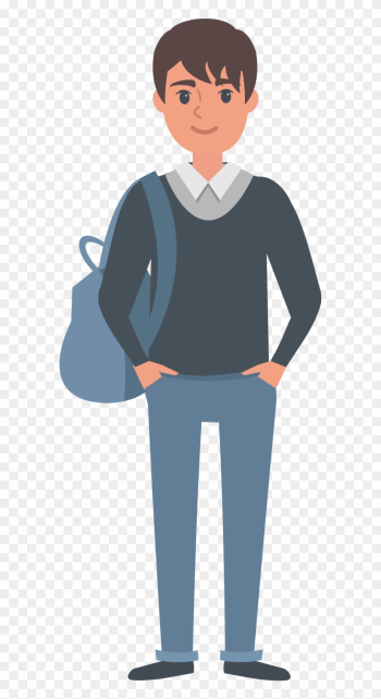 Student Euclidean Vector - High School Student Cartoon Student Euclidean Vector - High School Student Cartoon
