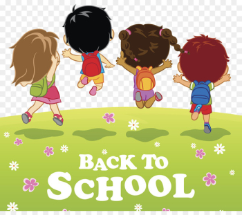 Student First day of school Illustration - School back to school 