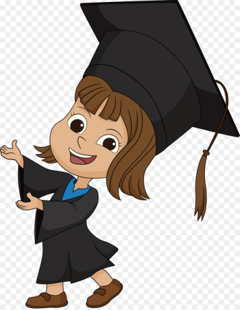 Student Graduation ceremony Academic dress Illustration - Graduate student design 