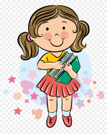 Student School Cartoon - Girl Student Cartoon